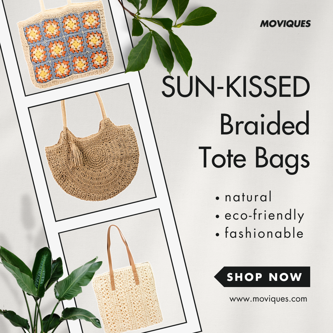 Sun-kissed Braided Tote Bags